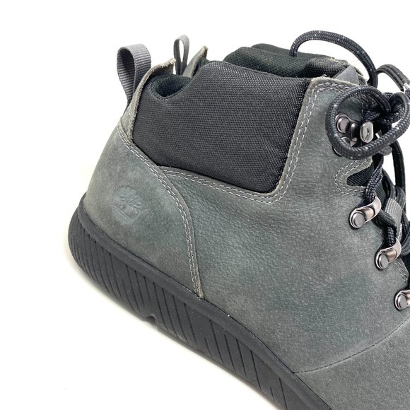 Timberland Men's Size TB A1UC5 021 BOLTERO MID HIKER BOOTS Grey Nubuck Leather - Picture 8 of 11